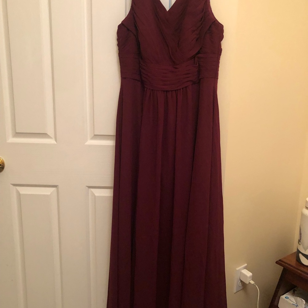 Bridesmaid dress.
